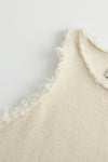 SWAYING/KNIT hairy hook tank top SW24SS1T01 off-white PS72